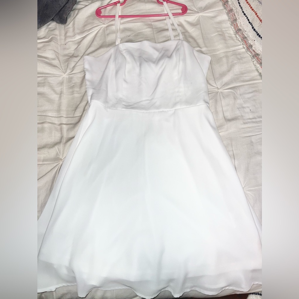 white dress